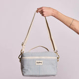 Hindbag - IGOR Kühltasche • Feine Streifen Blau - ROSA ECK