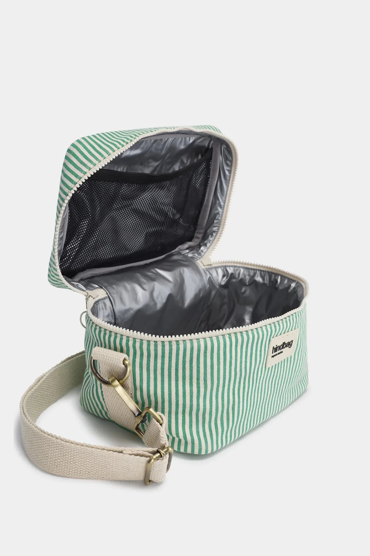Hindbag - IGOR Kühltasche • Feine Streifen Grün - ROSA ECK