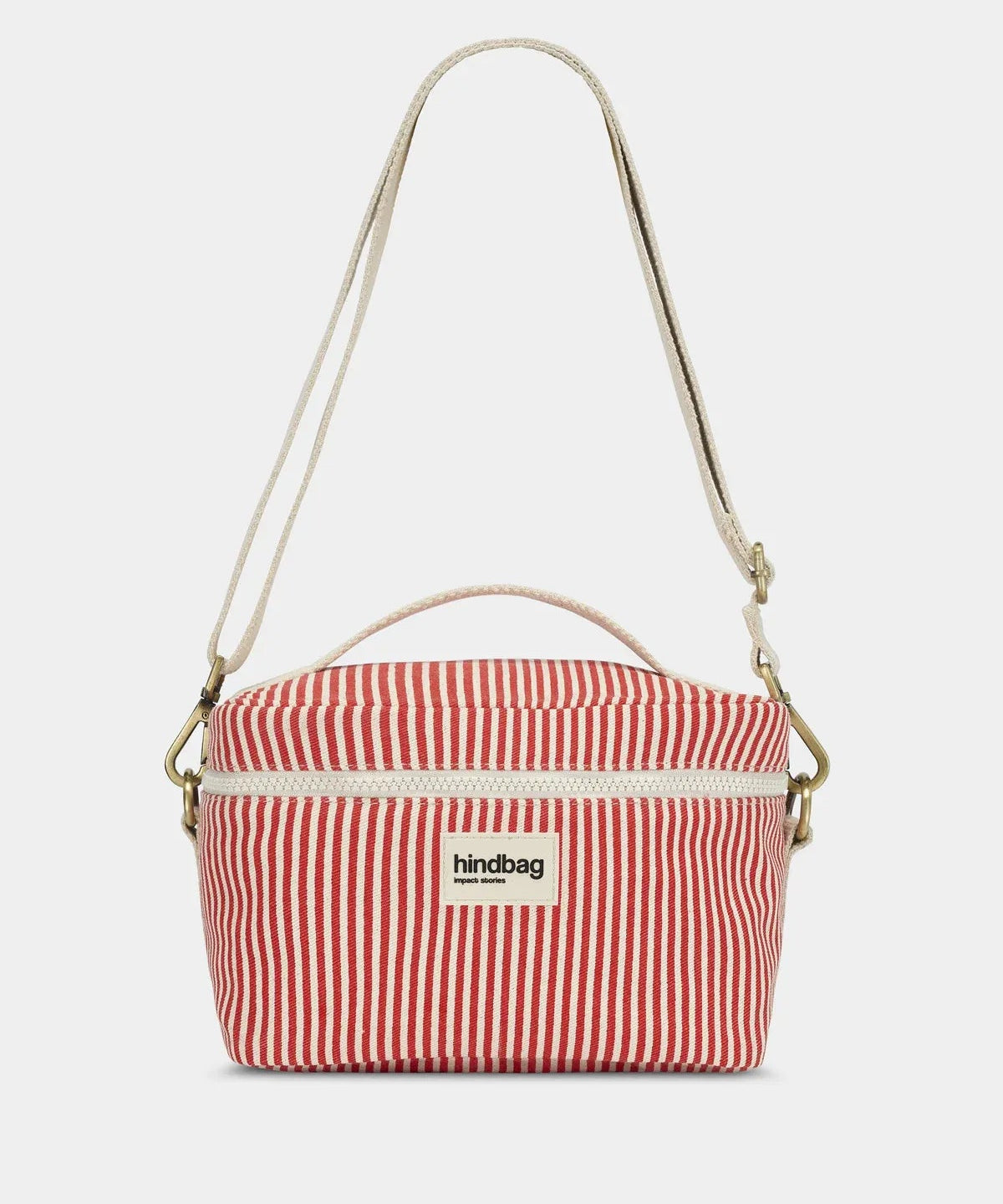 Hindbag - IGOR Kühltasche • Feine Streifen Rot - ROSA ECK