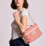 Hindbag - IGOR Kühltasche • Feine Streifen Rot - ROSA ECK
