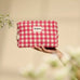 Hindbag - LEON Kosmetiktasche | Rosa Karomuster - Beutel - ROSA ECK Concept Store
