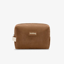 Hindbag - LEON Kulturbeutel • Cord Macchiato - ROSA ECK