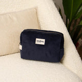Hindbag - LÉON Kulturbeutel • Cord Marineblau - Kulturbeutel - ROSA ECK