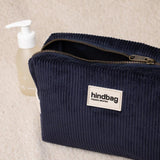 Hindbag - LÉON Kulturbeutel • Cord Marineblau - Kulturbeutel - ROSA ECK