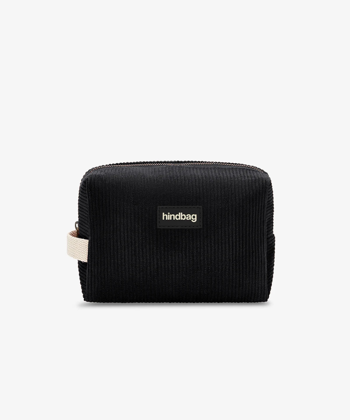 Hindbag - LEON Kulturbeutel • Cord Schwarz - ROSA ECK