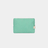Hindbag - LEON Kulturbeutel • Feine Streifen Grün - ROSA ECK