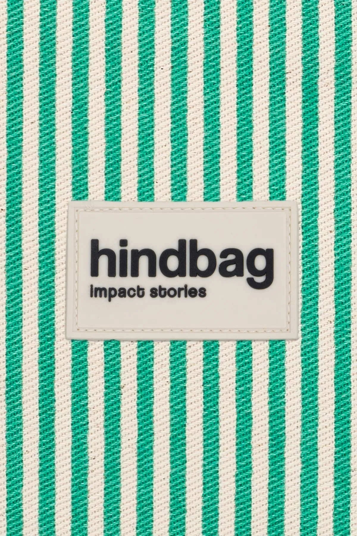 Hindbag - LEON Kulturbeutel • Feine Streifen Grün - ROSA ECK