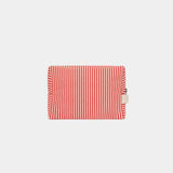 Hindbag - LEON Kulturbeutel • Feine Streifen Rot - ROSA ECK