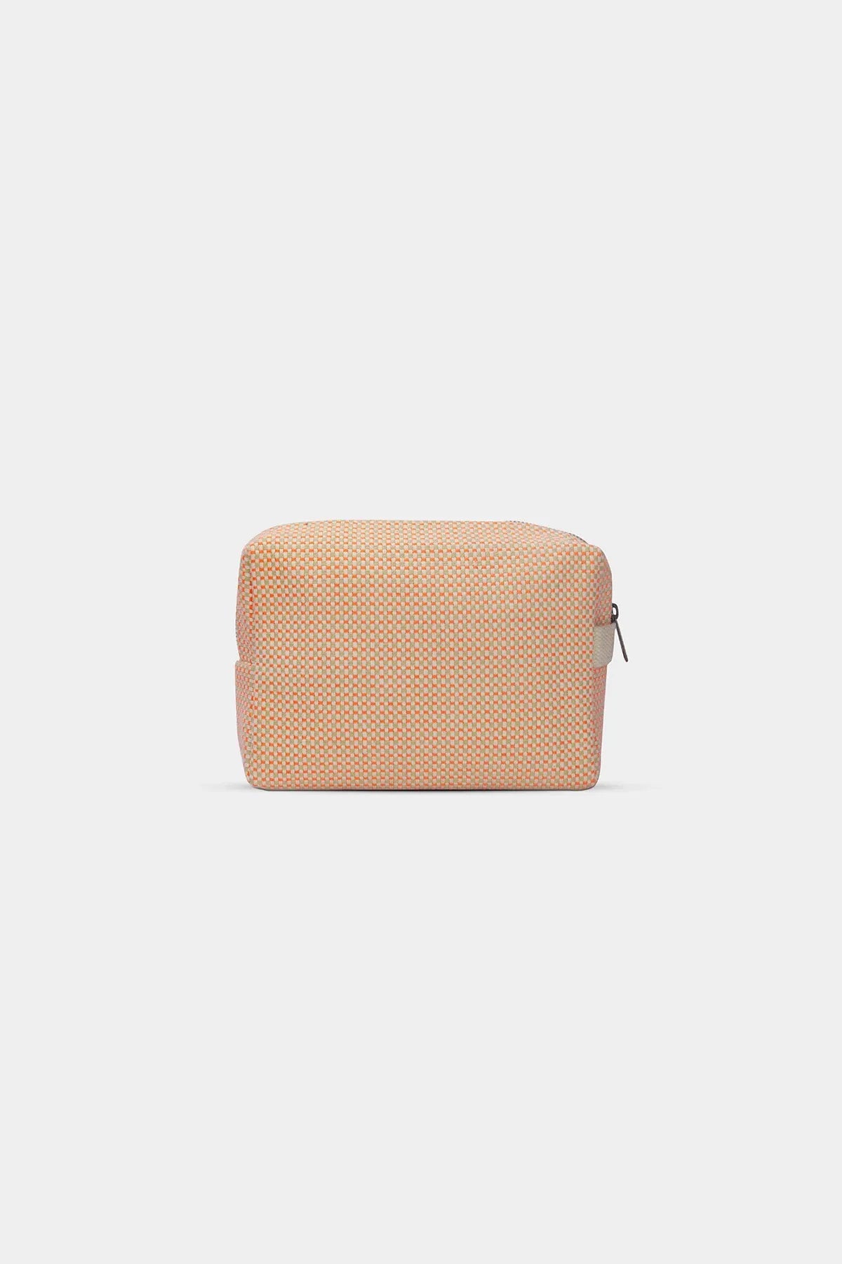 Hindbag - LEON Kulturbeutel • Geflochten Koralle - ROSA ECK