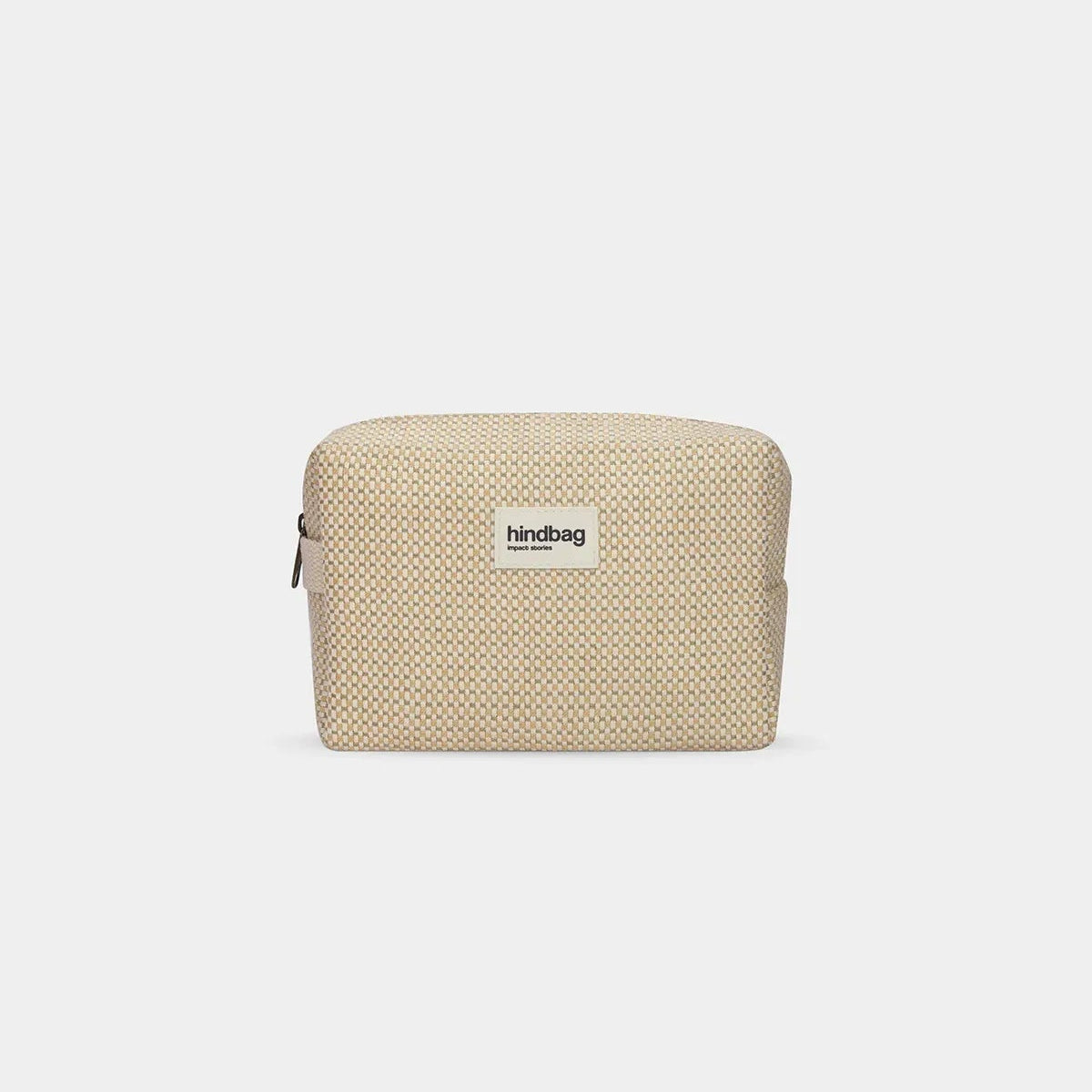 Hindbag - LEON Kulturbeutel • Geflochten Naturweiß - ROSA ECK