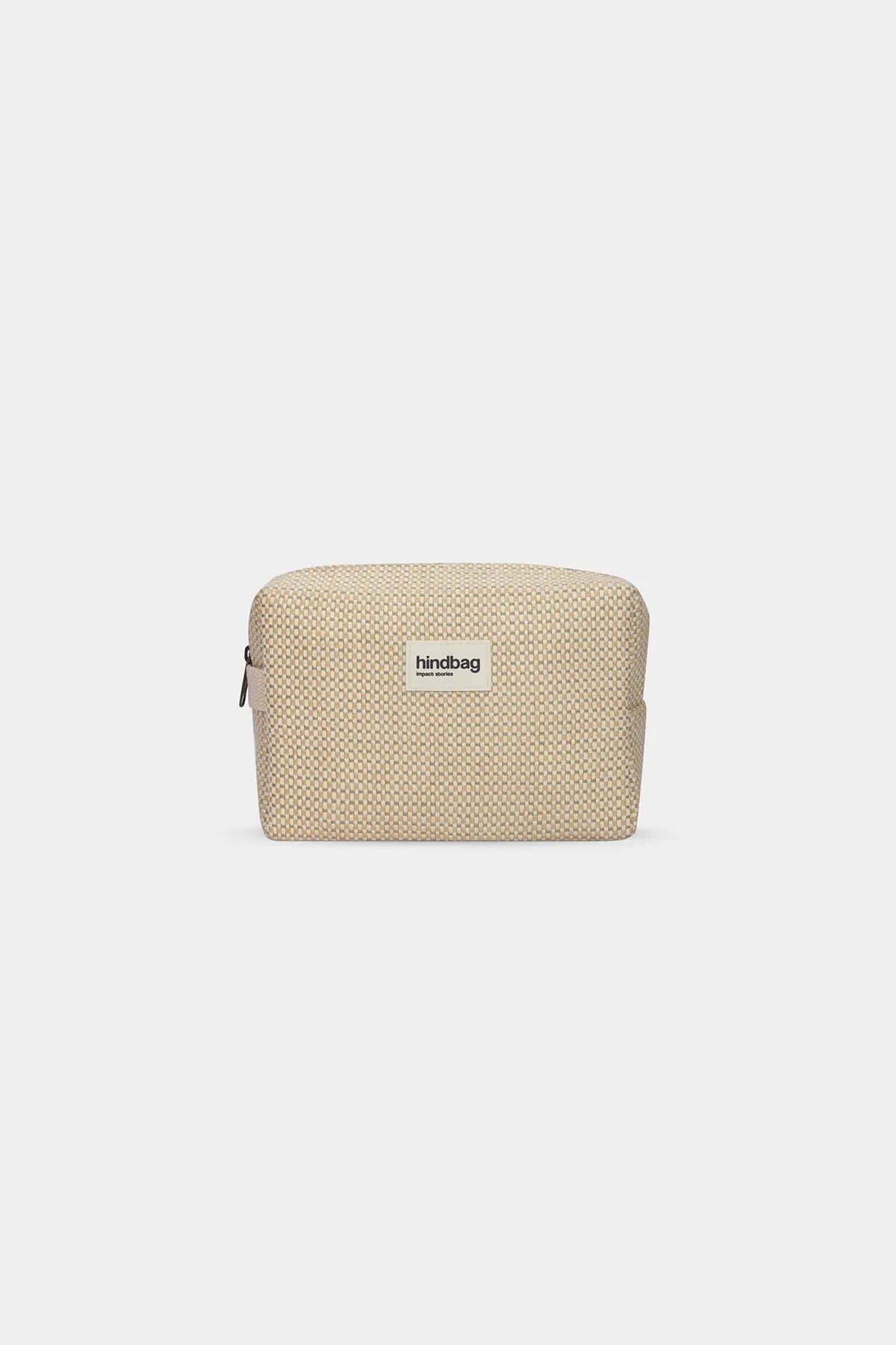 Hindbag - LEON Kulturbeutel • Geflochten Naturweiß - ROSA ECK