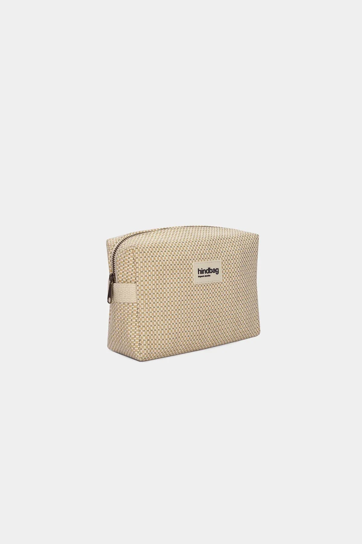 Hindbag - LEON Kulturbeutel • Geflochten Naturweiß - ROSA ECK