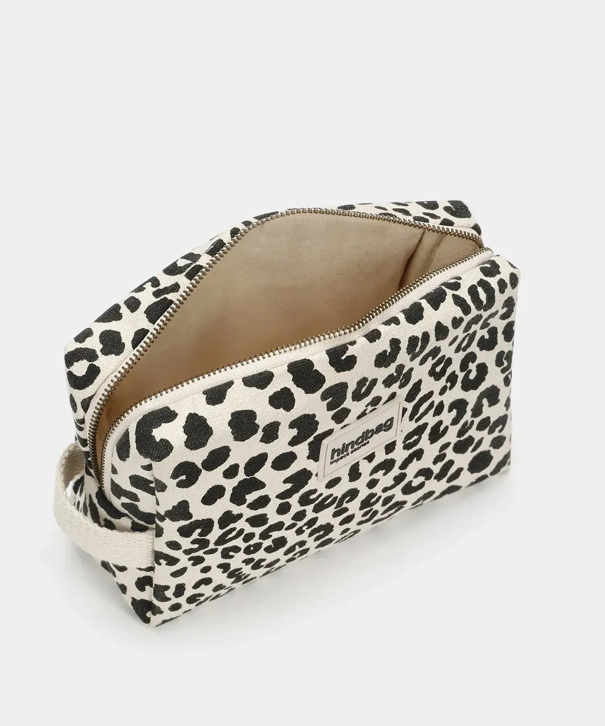 Hindbag - LEON Kulturbeutel | Naturweiß Leopard - Beutel - ROSA ECK Concept Store