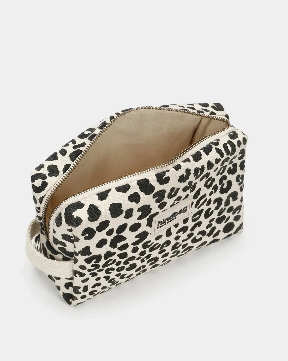 Hindbag - LEON Kulturbeutel | Naturweiß Leopard - Beutel - ROSA ECK Concept Store