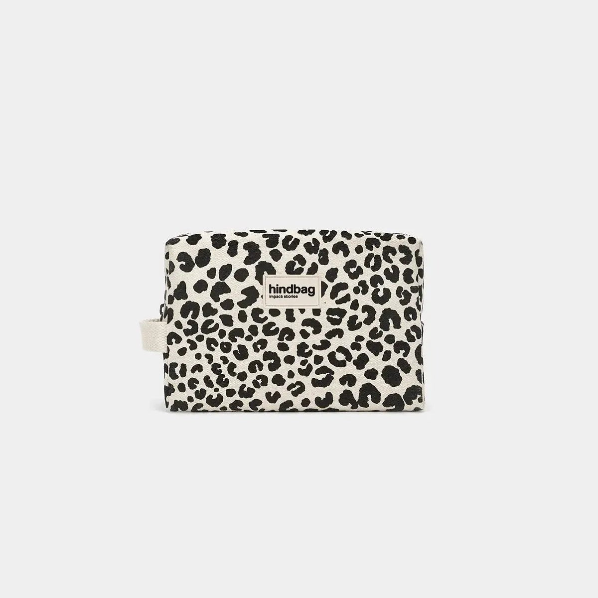 Hindbag - LEON Kulturbeutel | Naturweiß Leopard - Beutel - ROSA ECK Concept Store