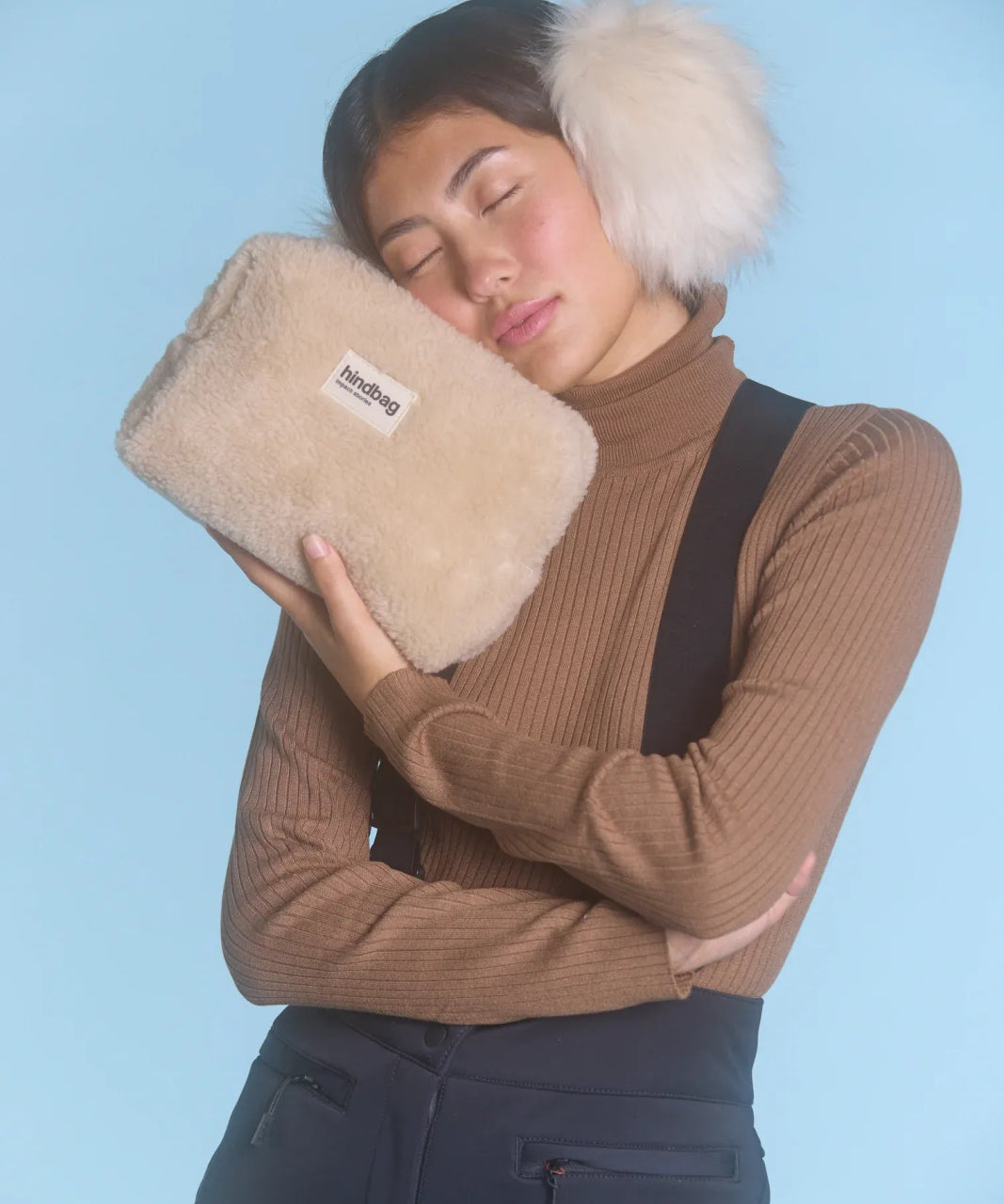 Hindbag - LEON Kulturbeutel • Teddy Beige - Kulturbeutel - ROSA ECK