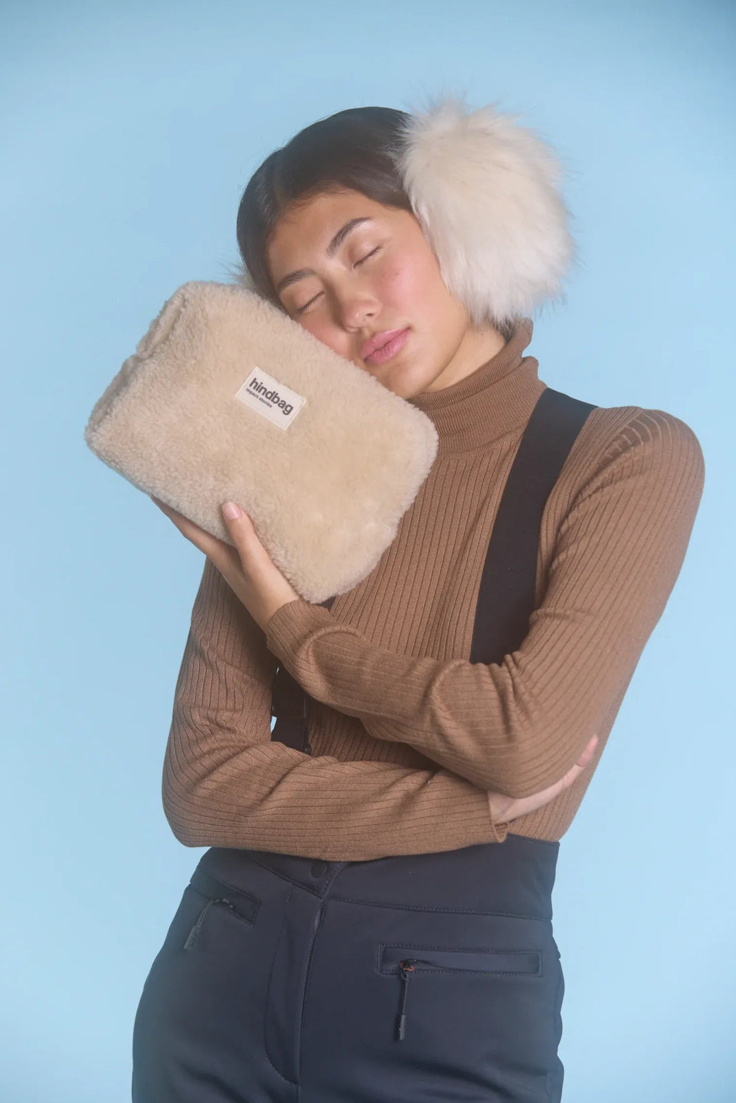 Hindbag - LEON Kulturbeutel • Teddy Beige - Kulturbeutel - ROSA ECK