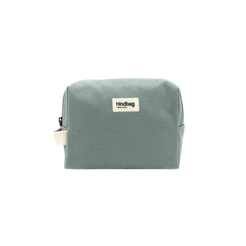 Hindbag - LEON Kulturbeutel/Kosmetiktasche Salbeigrün - ROSA ECK - Sauge, ,