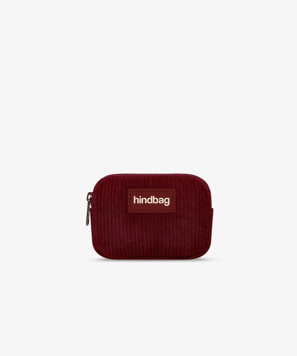 Hindbag - LILI Geldbeutel • Cord Bordeauxrot - ROSA ECK