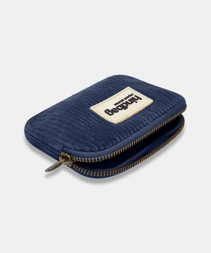 Hindbag - LILI Geldbeutel • Cord Marineblau - Geldbeutel - ROSA ECK