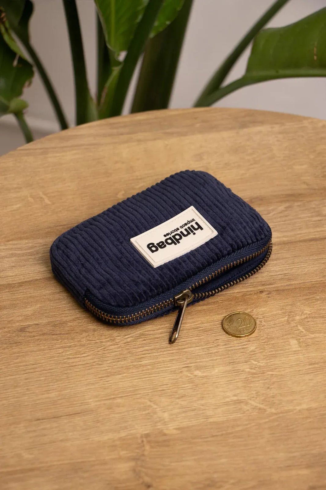 Hindbag - LILI Geldbeutel • Cord Marineblau - Geldbeutel - ROSA ECK