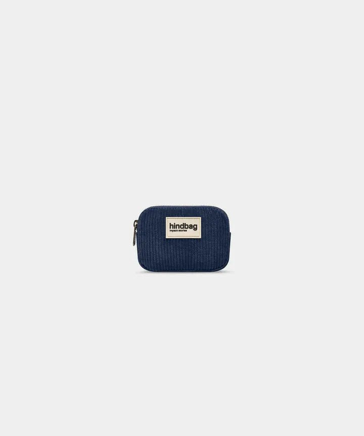 Hindbag - LILI Geldbeutel • Cord Marineblau - Geldbeutel - ROSA ECK