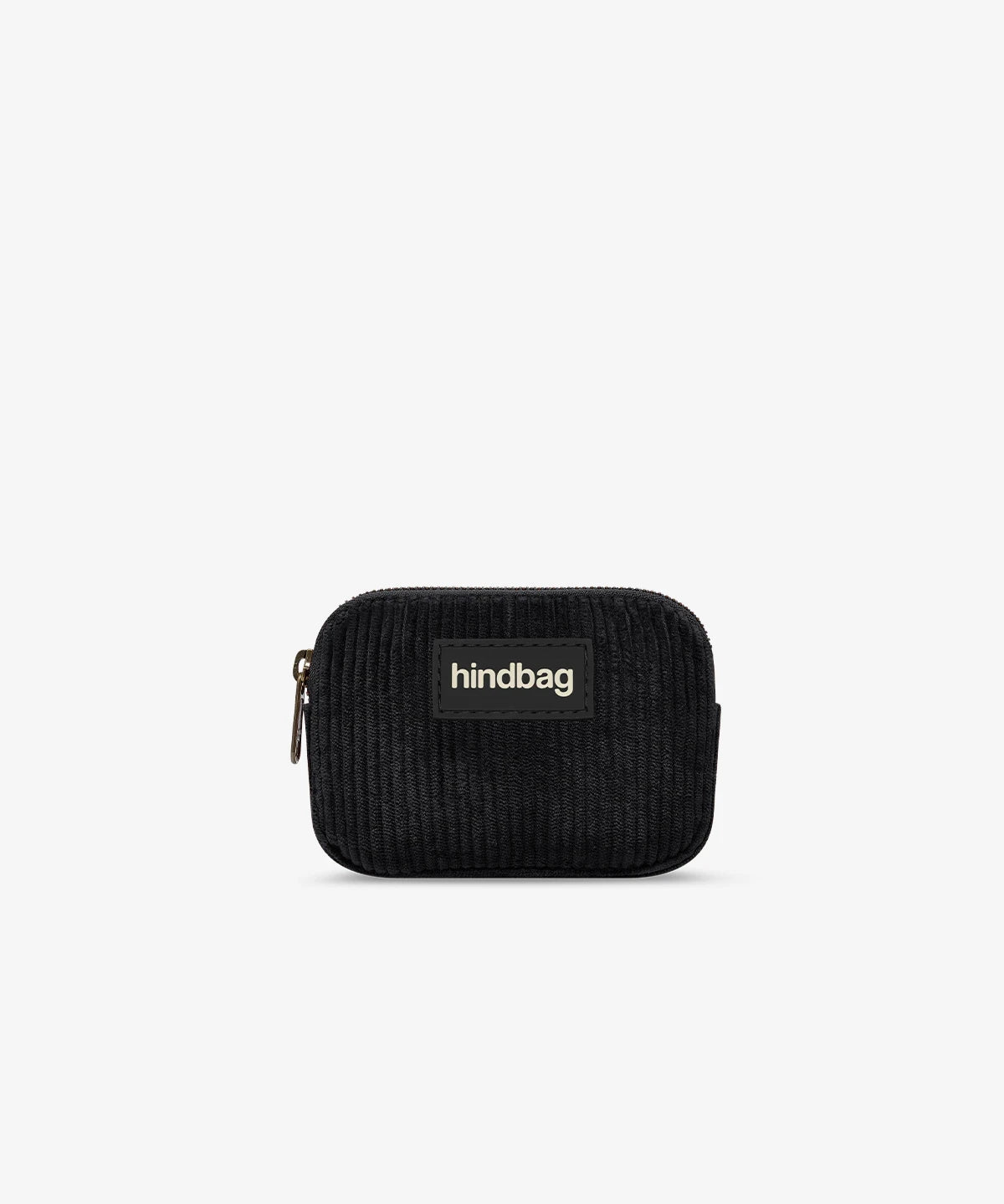 Hindbag - LILI Geldbeutel • Cord Schwarz - ROSA ECK