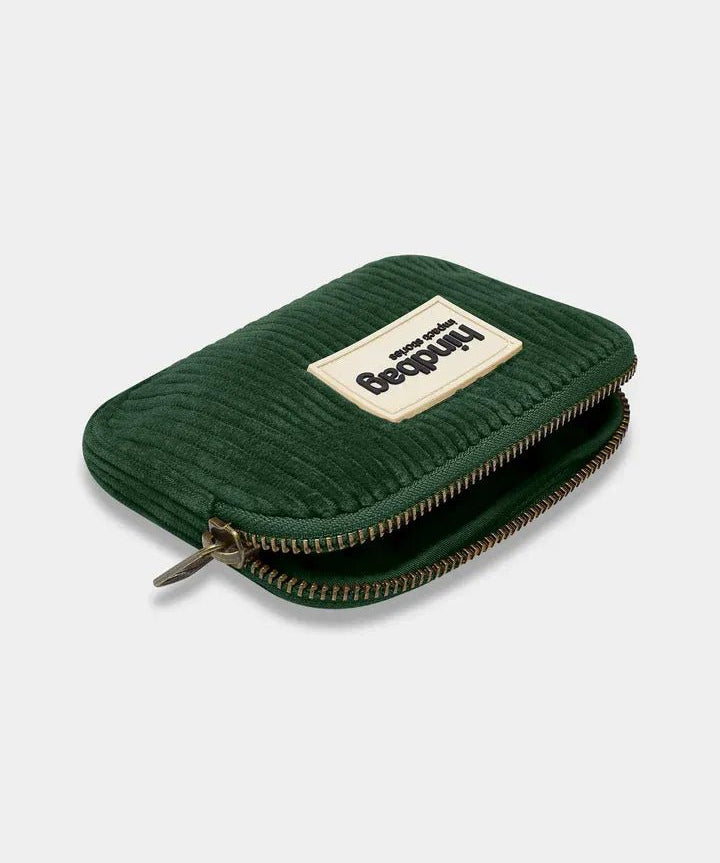 Hindbag - LILI Geldbeutel • Cord Tannengrün - Geldbeutel - ROSA ECK