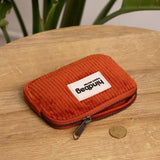 Hindbag - LILI Geldbeutel • Cord Ziegelrot - Geldbeutel - ROSA ECK