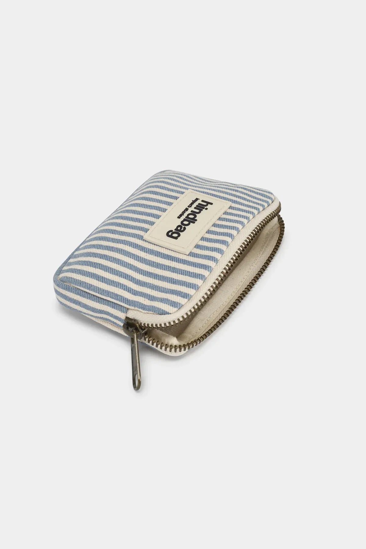 Hindbag - LILI Geldbeutel • Feine Streifen Blau - ROSA ECK