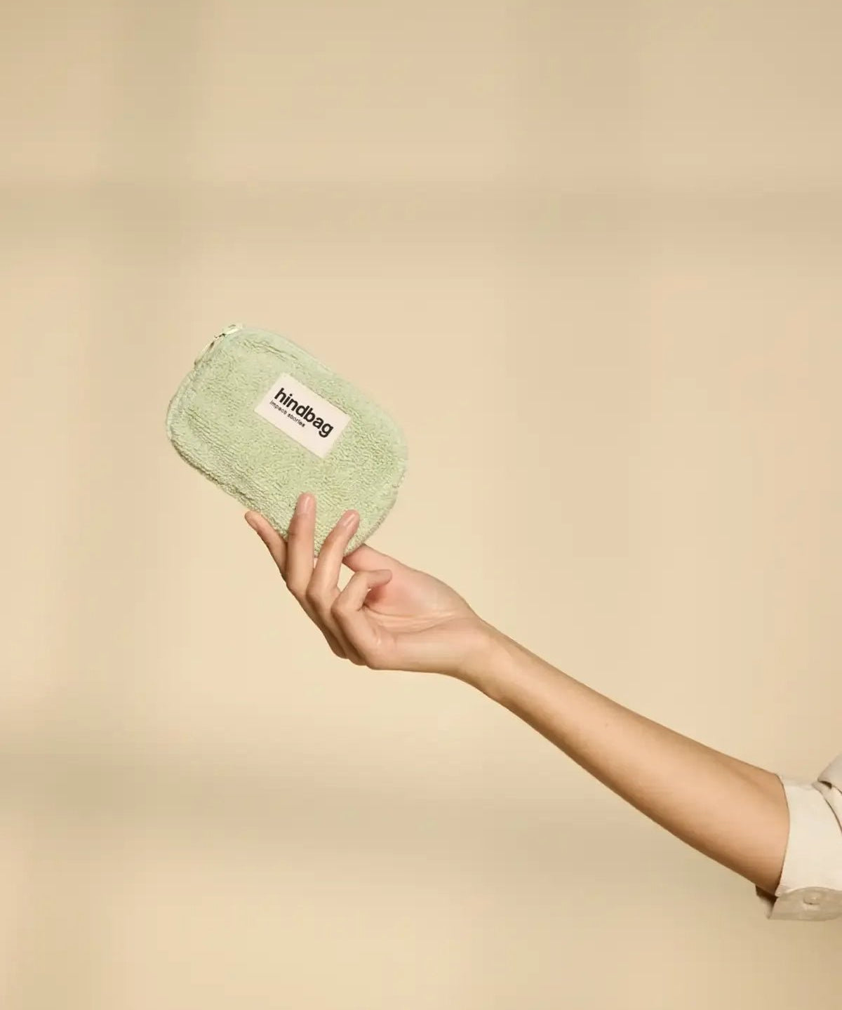 Hindbag - LILI Geldbeutel • Frottee Grün - Geldbeutel - ROSA ECK Concept Store