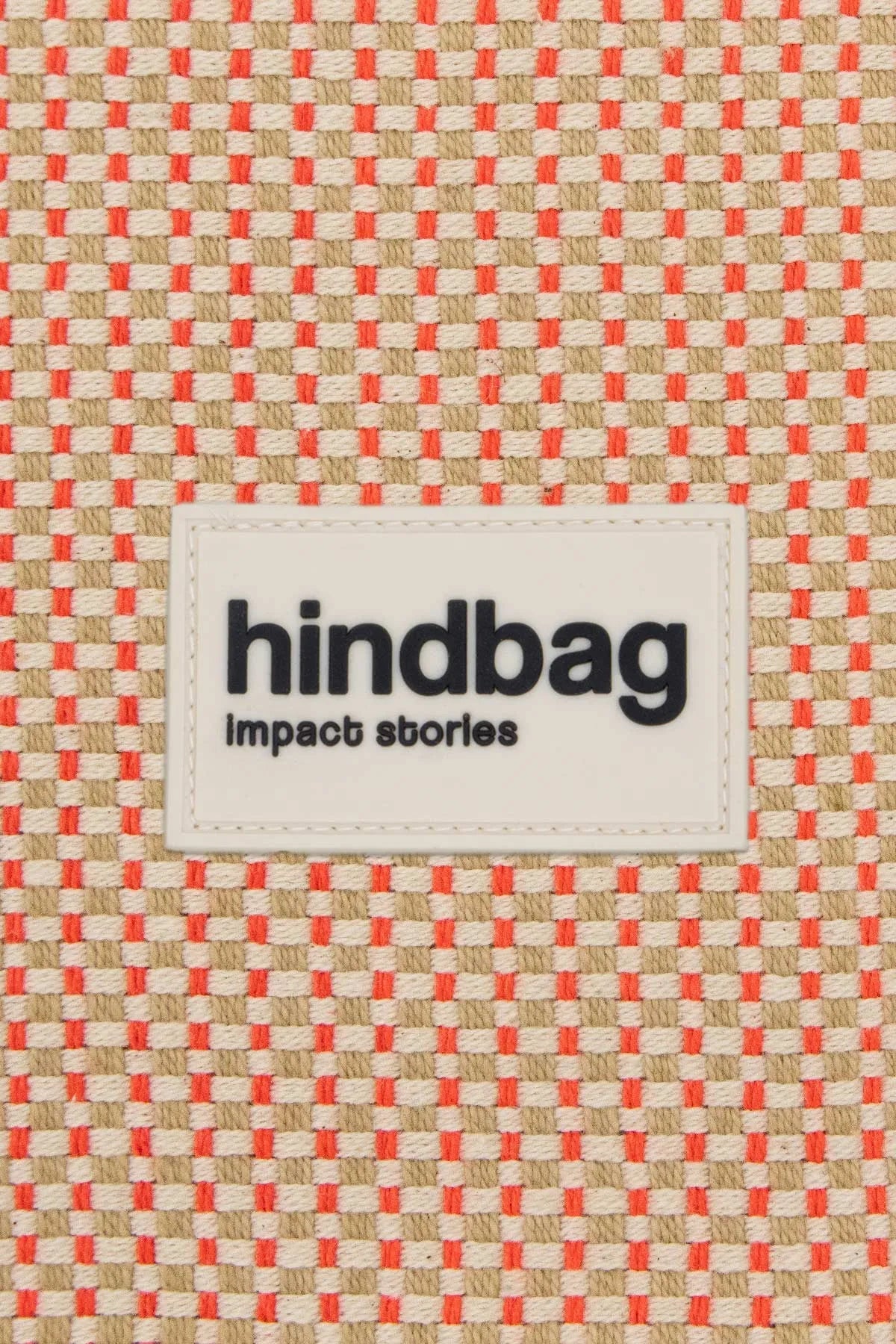 Hindbag - LILI Geldbeutel • Geflochten Koralle - ROSA ECK