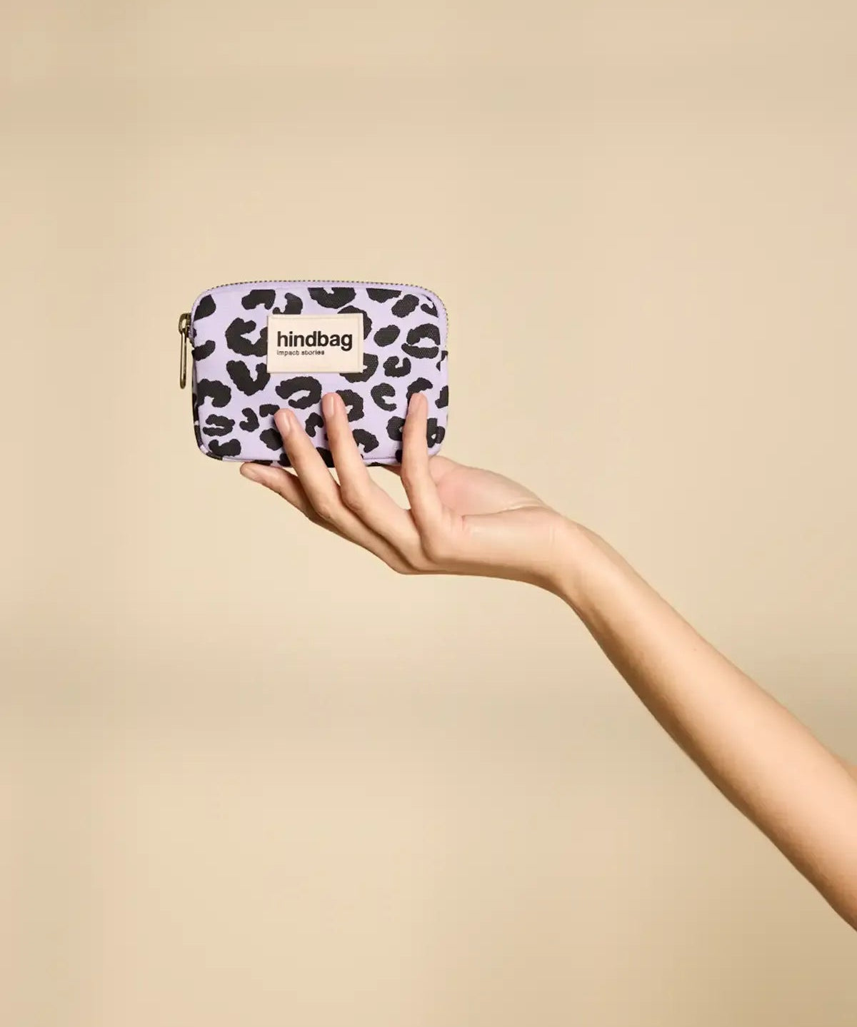 Hindbag - LILI Geldbeutel | Leopard Lilas - ROSA ECK Concept Store