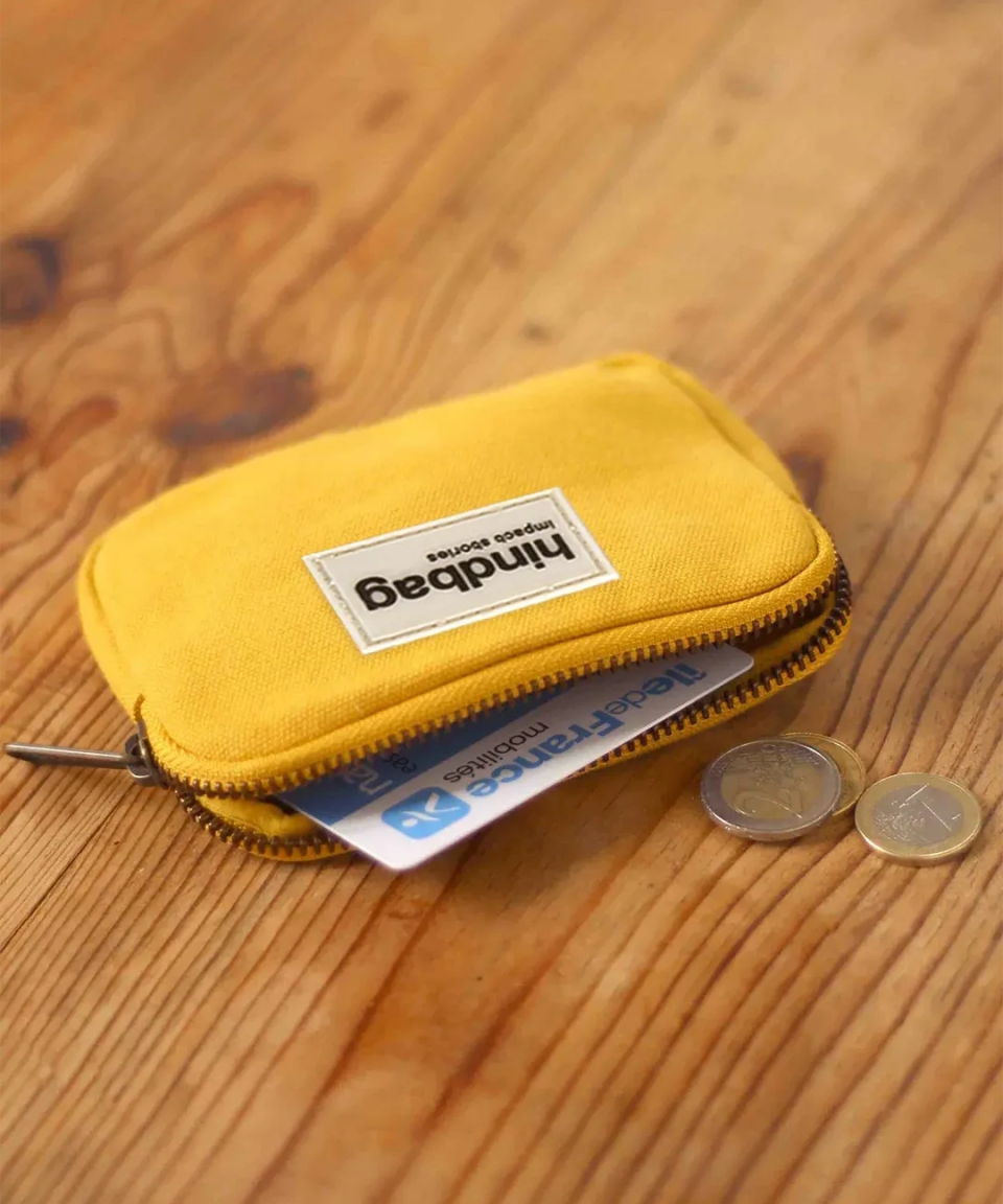 Hindbag - LILI Geldbeutel • Safrangelb - Geldbeutel - ROSA ECK Concept Store