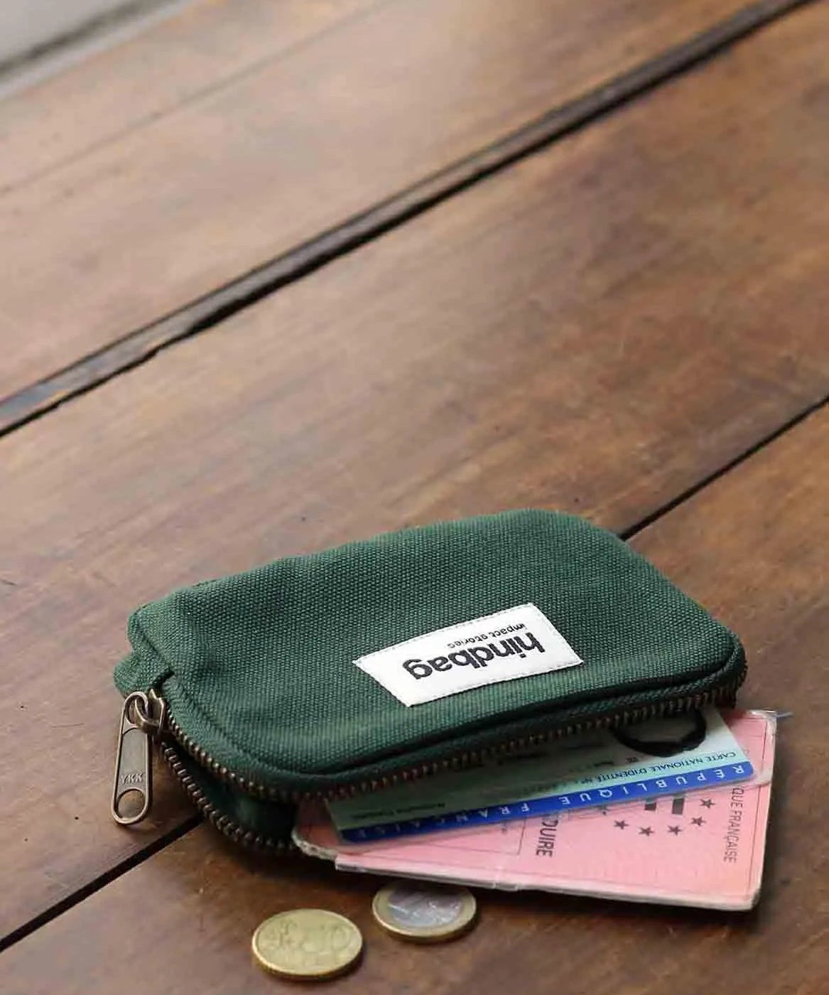 Hindbag - LILI Geldbeutel • Tannengrün - ROSA ECK