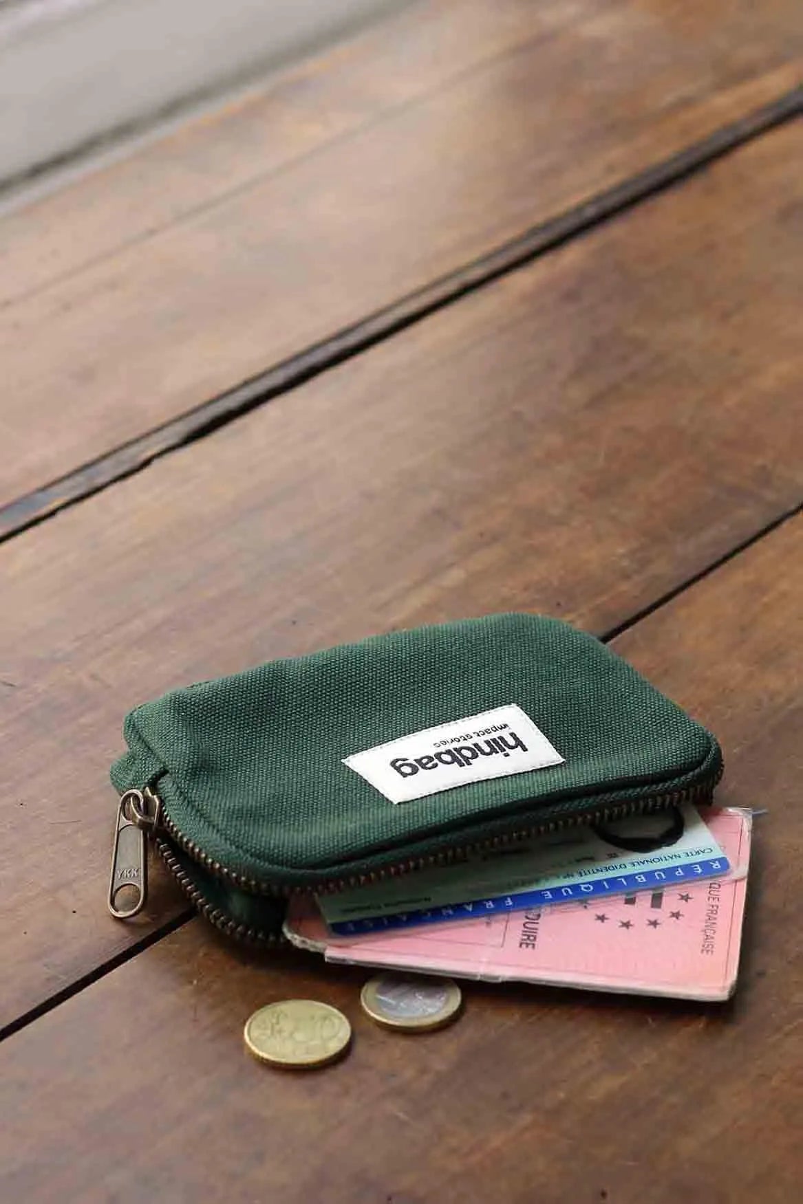 Hindbag - LILI Geldbeutel • Tannengrün - ROSA ECK