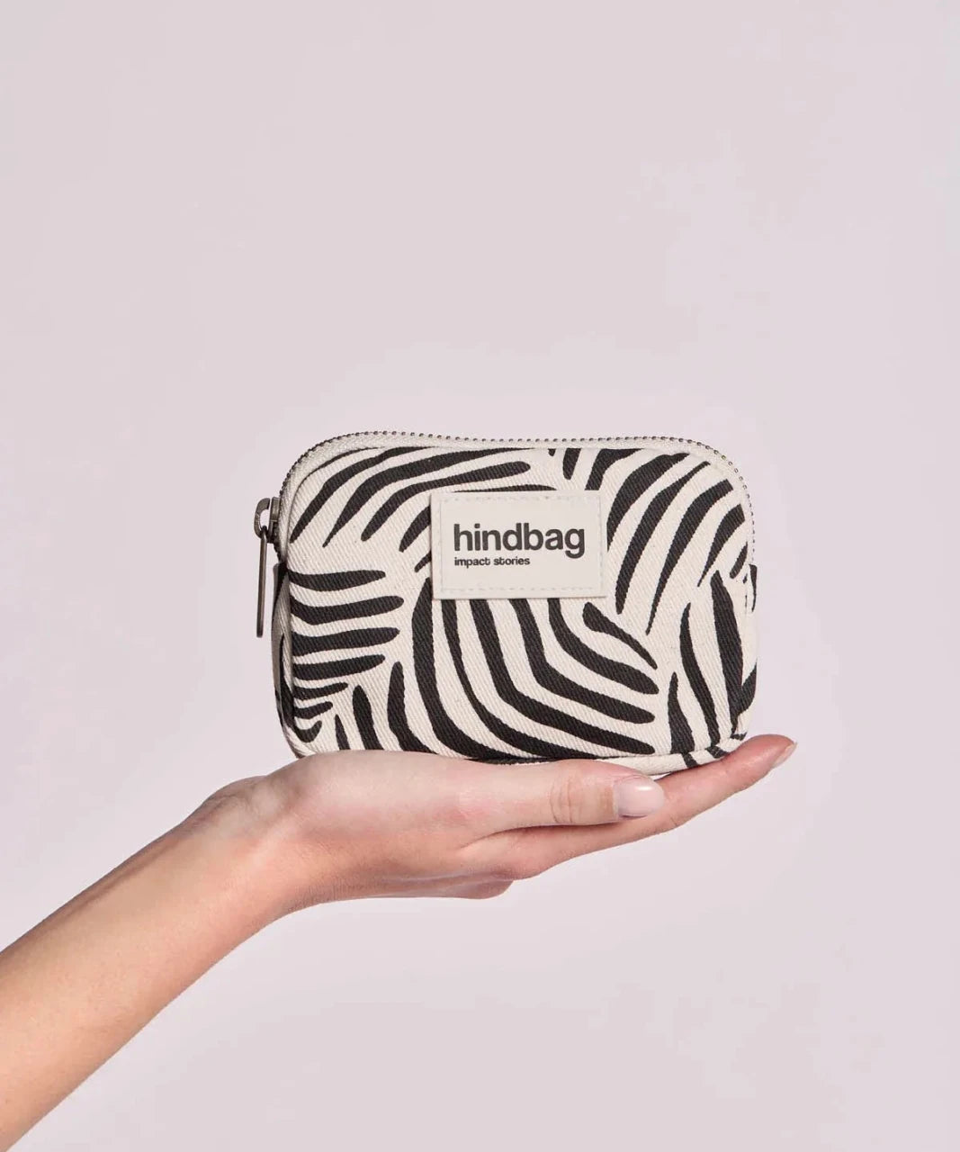 Hindbag - LILI Geldbeutel • Zebra Naturweiß - Geldbeutel - ROSA ECK