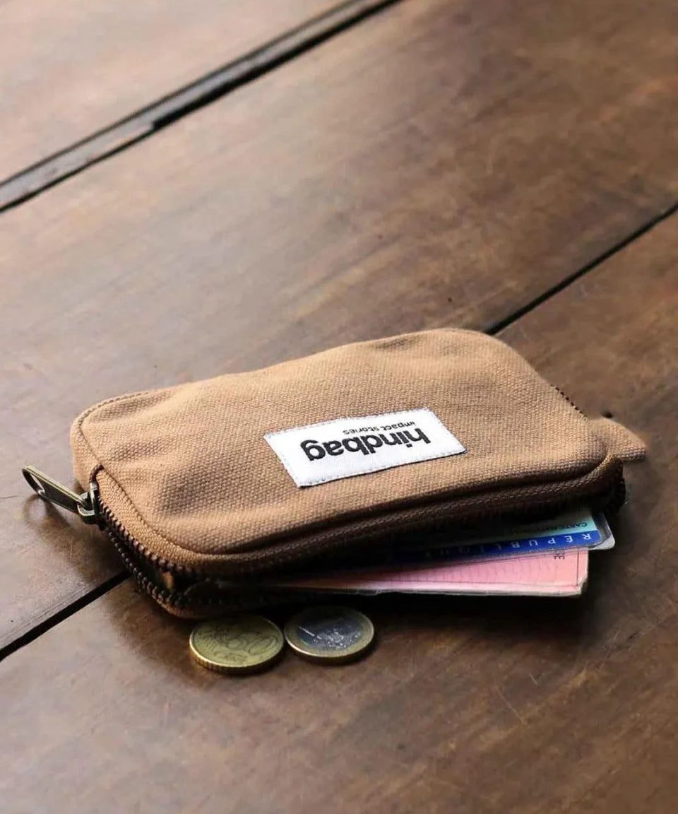 Hindbag - LILI Geldbeutel • Zimtbraun - Geldbeutel - ROSA ECK Concept Store