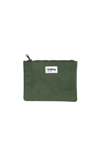 Hindbag - LOU Etui/Mäppchen Olivgrün - ROSA ECK - Olive, ,