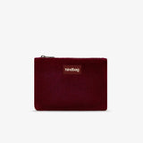 Hindbag - LOU Etuis/Mäppchen • Cord Bordeauxrot - ROSA ECK