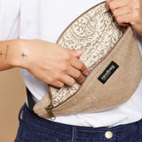 Hindbag - OLIVIA Bauchtasche | Beige Leinen - Bauchtasche - ROSA ECK Concept Store