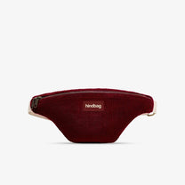 Hindbag - OLIVIA Bauchtasche • Cord Bordeauxrot - ROSA ECK