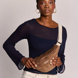 OLIVIA Bauchtasche • Cord Macchiato