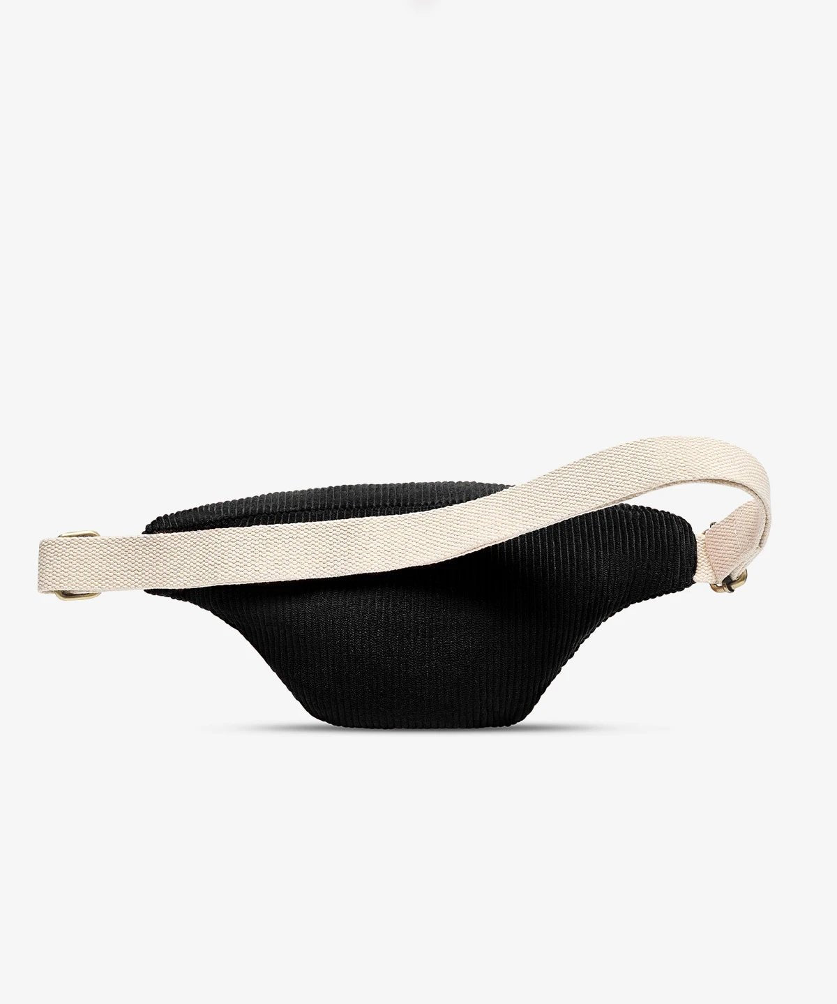Hindbag - OLIVIA Bauchtasche • Cord Schwarz - ROSA ECK