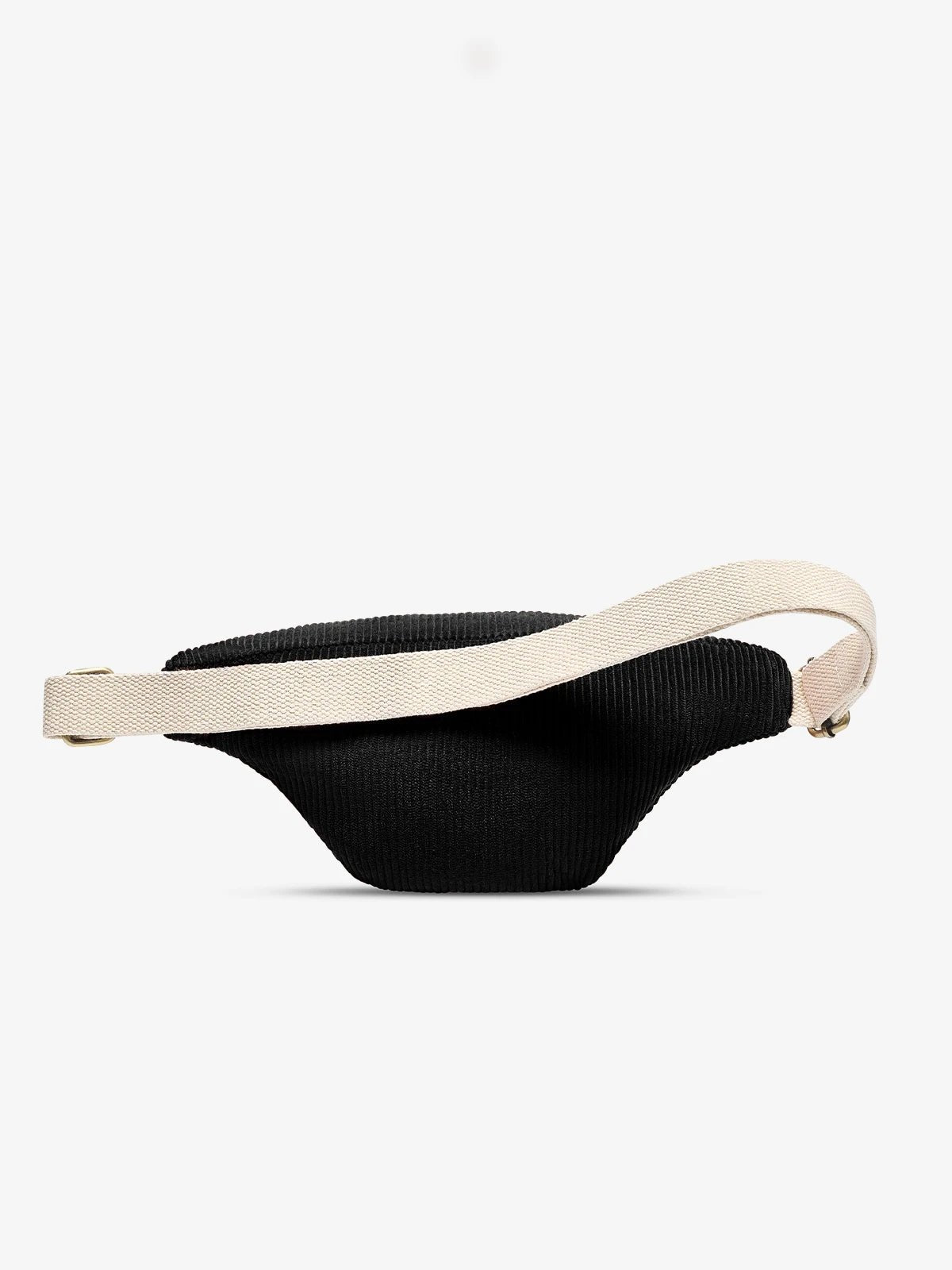 Hindbag - OLIVIA Bauchtasche • Cord Schwarz - ROSA ECK