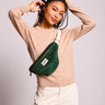 Hindbag - OLIVIA Bauchtasche • Cord Tannengrün - Bauchtasche - ROSA ECK