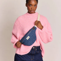 Hindbag - OLIVIA Bauchtasche • Denim Dunkelblau - ROSA ECK