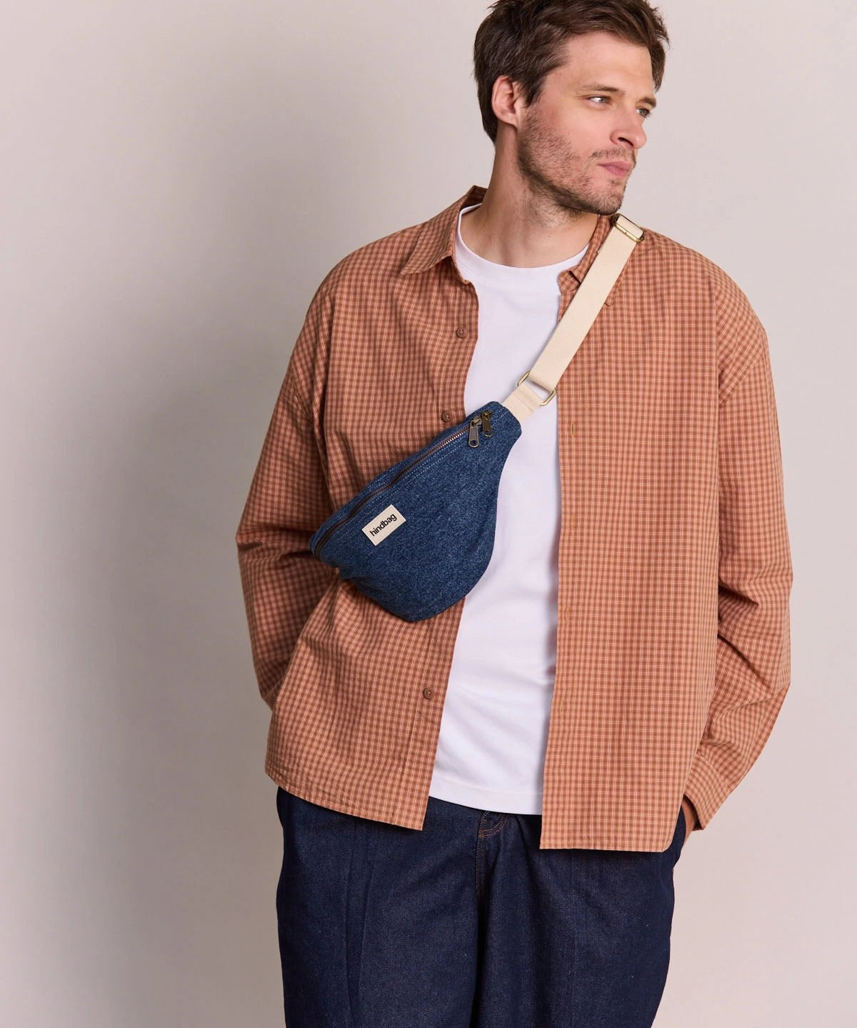 Hindbag - OLIVIA Bauchtasche • Denim Dunkelblau - ROSA ECK