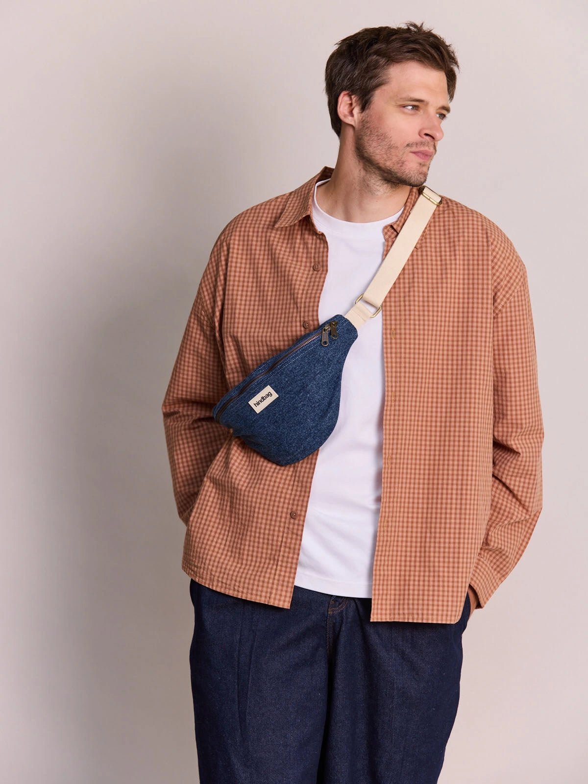 Hindbag - OLIVIA Bauchtasche • Denim Dunkelblau - ROSA ECK