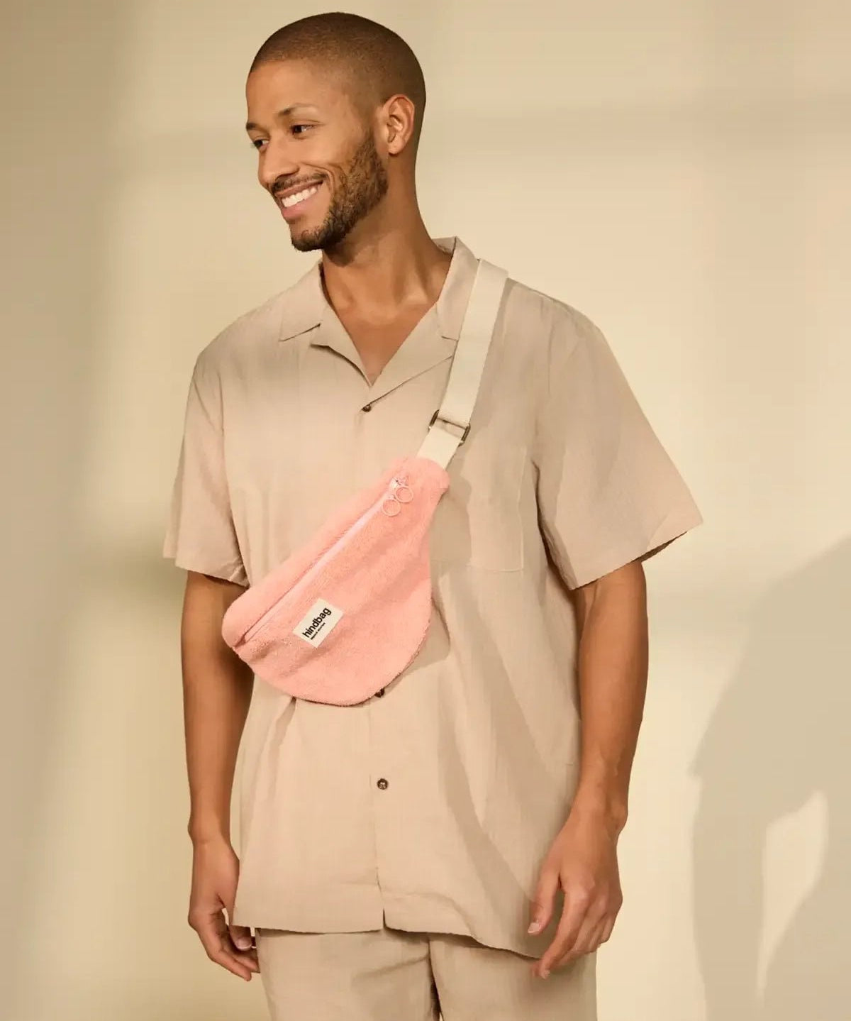 Hindbag - OLIVIA Bauchtasche • Frottee Rosa - Bauchtasche - ROSA ECK Concept Store